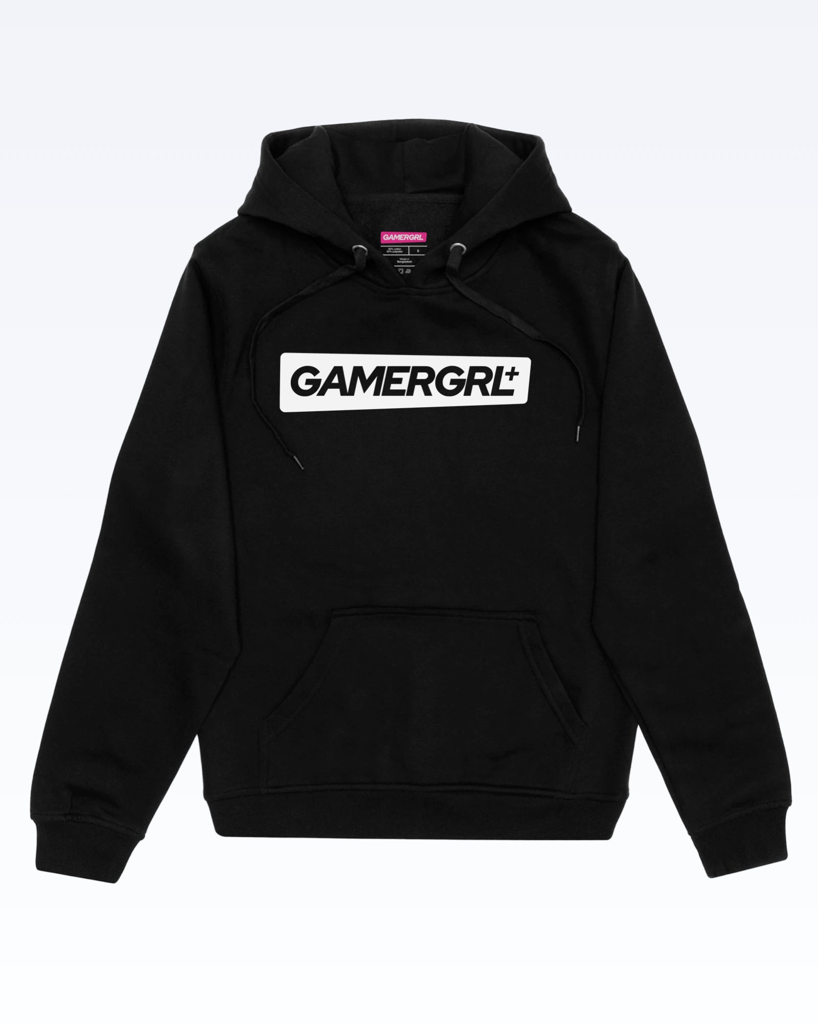 GamerGRL™ Box Logo Hoodie Black