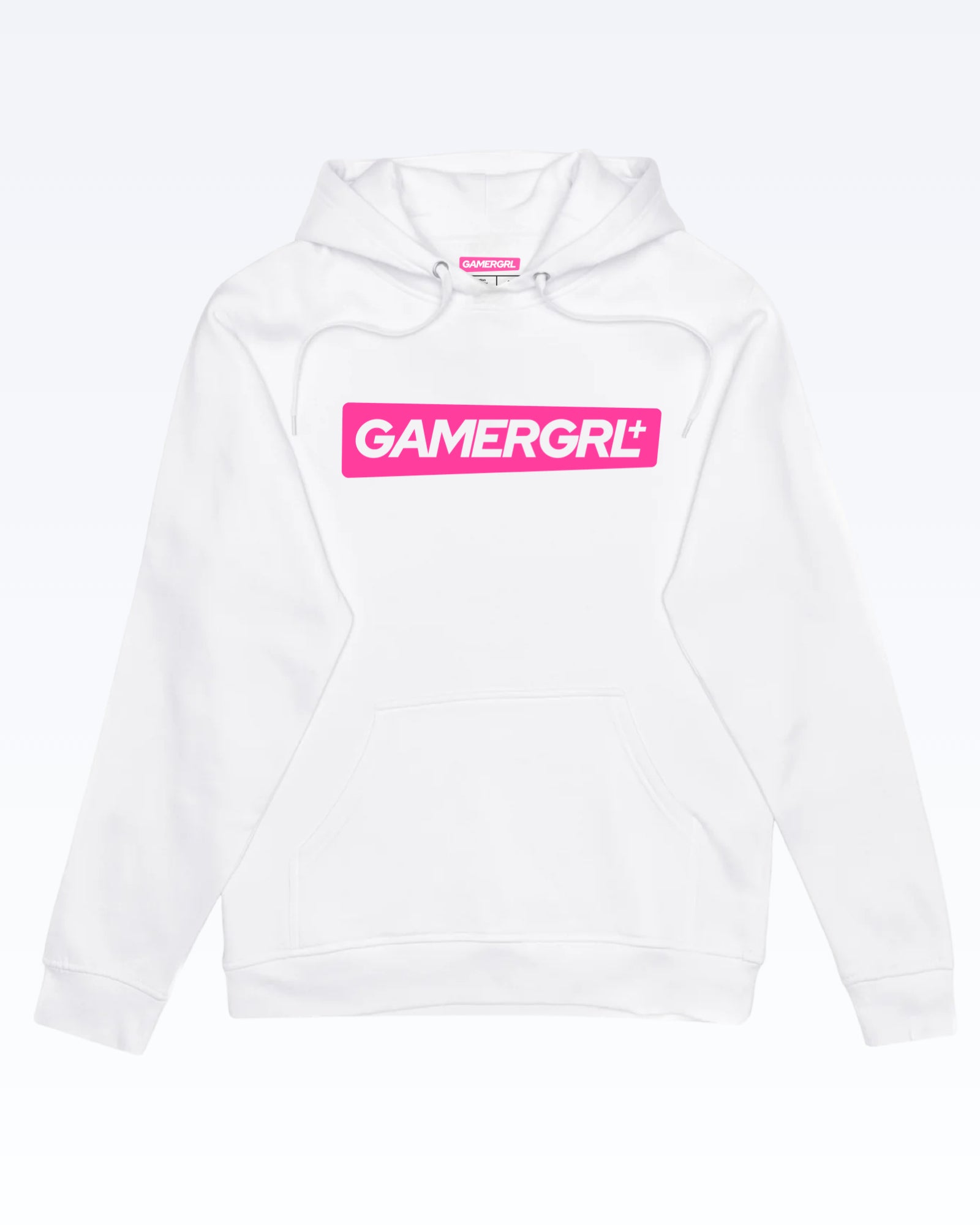 GamerGRL™ Box Logo Hoodie White