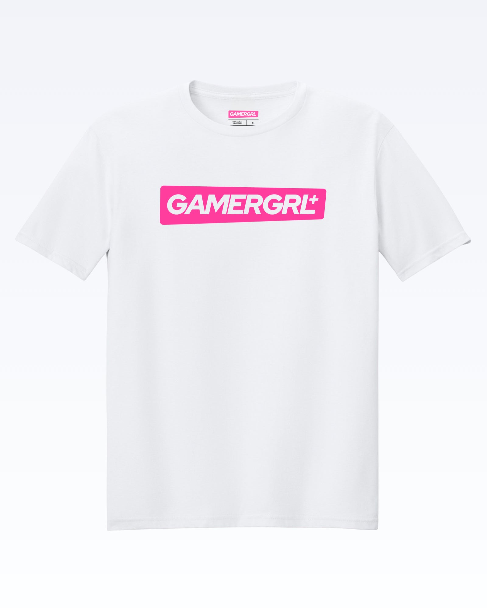 GamerGRL™ Box Logo Tee White